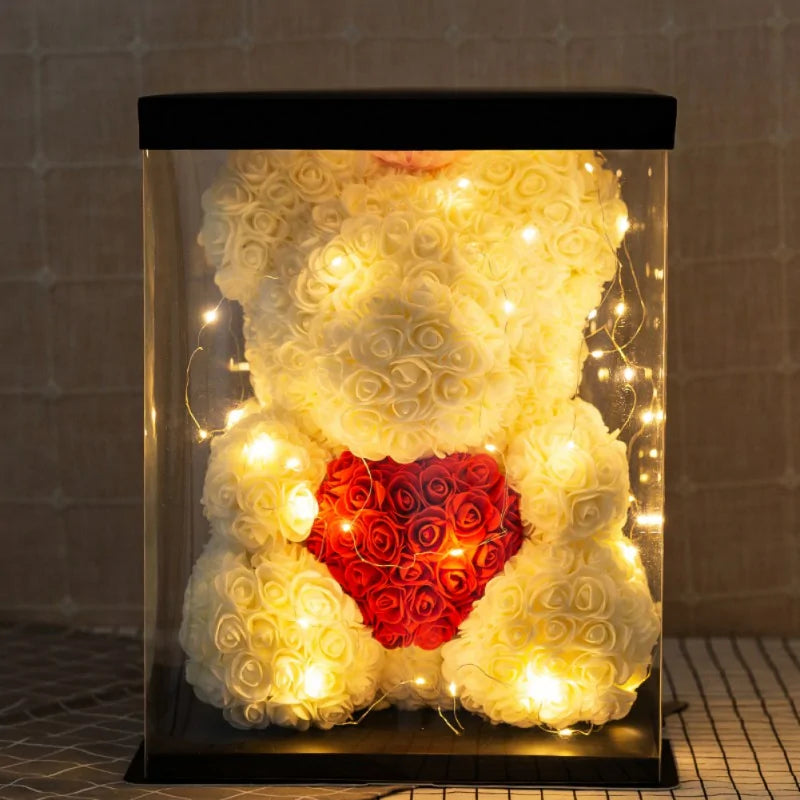 ROSETORD™ V.2 Artificial Rose Bear W/ LED