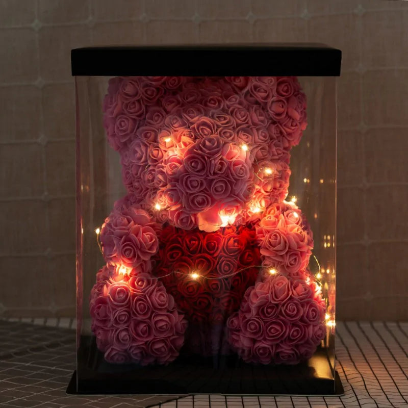 ROSETORD™ V.2 Artificial Rose Bear W/ LED