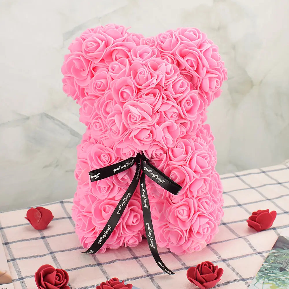 ROSETORD™ V.2 Artificial Flower Rose Bear *NO BOX