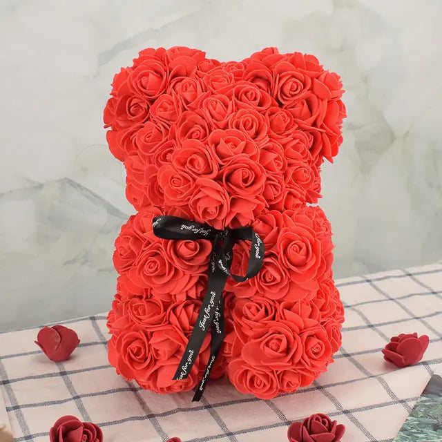 ROSETORD™ V.2 Artificial Flower Rose Bear *NO BOX